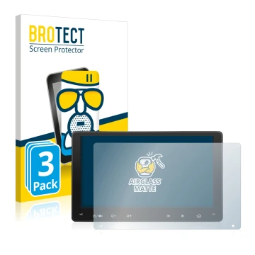 Parte frontale di una confezione del prodotto con il logo del marchio BROTECT. Accanto è raffigurato il dispositivo Atoto A6 P