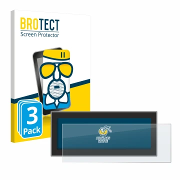Parte frontale di una confezione del prodotto con il logo del marchio BROTECT. Accanto è raffigurato il dispositivo Opel Astra