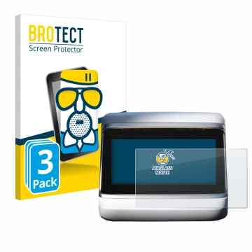 Parte frontale di una confezione del prodotto con il logo del marchio BROTECT. Accanto è raffigurato il dispositivo Tesla Mode