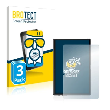 Parte frontale di una confezione del prodotto con il logo del marchio BROTECT. Accanto è raffigurato il dispositivo Yestel T10