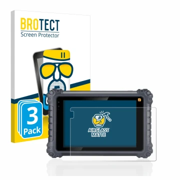 Parte frontale di una confezione del prodotto con il logo del marchio BROTECT. Accanto è raffigurato il dispositivo Autel Maxi