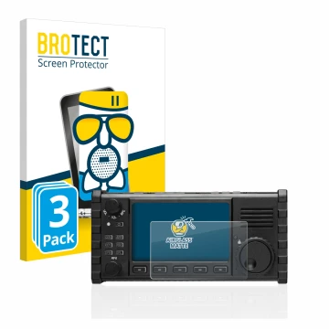 Parte frontale di una confezione del prodotto con il logo del marchio BROTECT. Accanto è raffigurato il dispositivo Xiegu X610