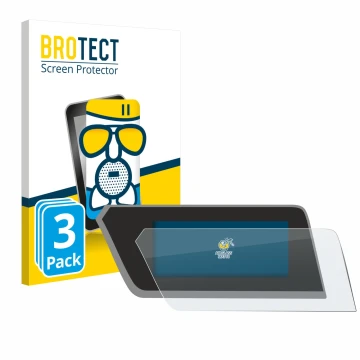 Parte frontale di una confezione del prodotto con il logo del marchio BROTECT. Accanto è raffigurato il dispositivo BMW 1 F40 