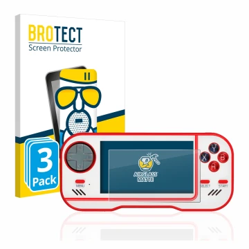 Parte frontale di una confezione del prodotto con il logo del marchio BROTECT. Accanto è raffigurato il dispositivo Blaze Ever