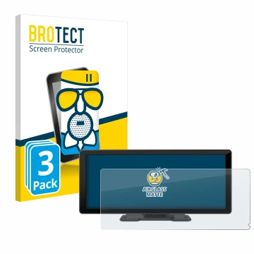 Parte frontale di una confezione del prodotto con il logo del marchio BROTECT. Accanto è raffigurato il dispositivo Carpuride 