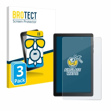 Parte frontale di una confezione del prodotto con il logo del marchio BROTECT. Accanto è raffigurato il dispositivo TCL Tab 8V