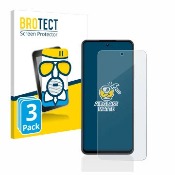 Parte frontale di una confezione del prodotto con il logo del marchio BROTECT. Accanto è raffigurato il dispositivo realme C55