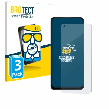 Parte frontale di una confezione del prodotto con il logo del marchio BROTECT. Accanto è raffigurato il dispositivo Oppo A78 4