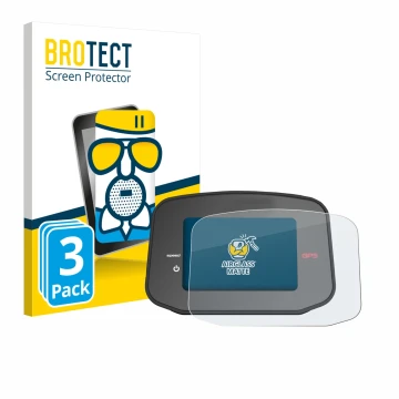 Parte frontale di una confezione del prodotto con il logo del marchio BROTECT. Accanto è raffigurato il dispositivo PowaKaddy 