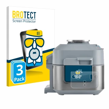 Parte frontale di una confezione del prodotto con il logo del marchio BROTECT. Accanto è raffigurato il dispositivo Ninja Spee