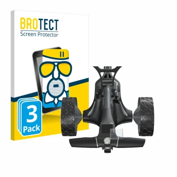 Parte frontale di una confezione del prodotto con il logo del marchio BROTECT. Accanto è raffigurato il dispositivo Motocaddy 
