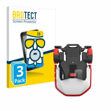 Parte frontale di una confezione del prodotto con il logo del marchio BROTECT. Accanto è raffigurato il dispositivo Kress Miss