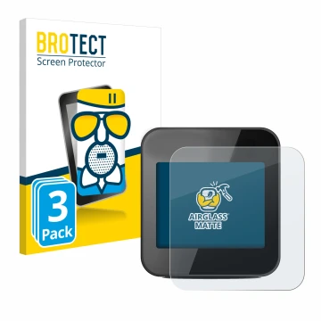 Parte frontale di una confezione del prodotto con il logo del marchio BROTECT. Accanto è raffigurato il dispositivo Cycplus GP