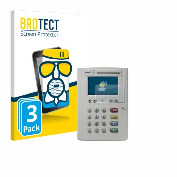 Parte frontale di una confezione del prodotto con il logo del marchio BROTECT. Accanto è raffigurato il dispositivo ingenico e