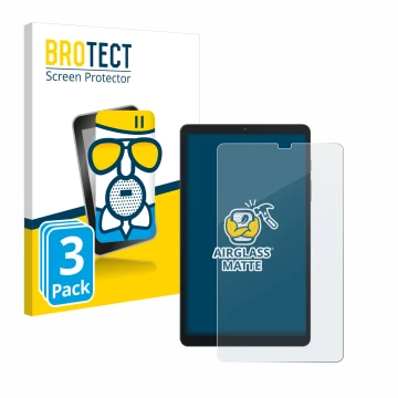 Parte frontale di una confezione del prodotto con il logo del marchio BROTECT. Accanto è raffigurato il dispositivo Blackview 