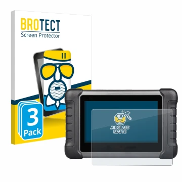 Parte frontale di una confezione del prodotto con il logo del marchio BROTECT. Accanto è raffigurato il dispositivo Autel Maxi
