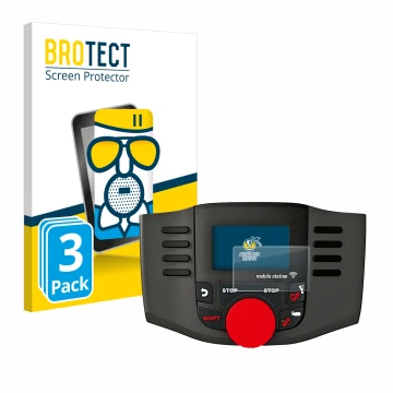 Parte frontale di una confezione del prodotto con il logo del marchio BROTECT. Accanto è raffigurato il dispositivo Märklin Mo