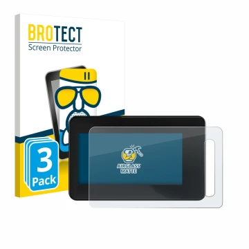 Parte frontale di una confezione del prodotto con il logo del marchio BROTECT. Accanto è raffigurato il dispositivo Shimano St