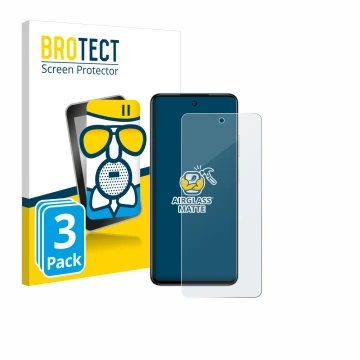 Parte frontale di una confezione del prodotto con il logo del marchio BROTECT. Accanto è raffigurato il dispositivo Infinix Sm