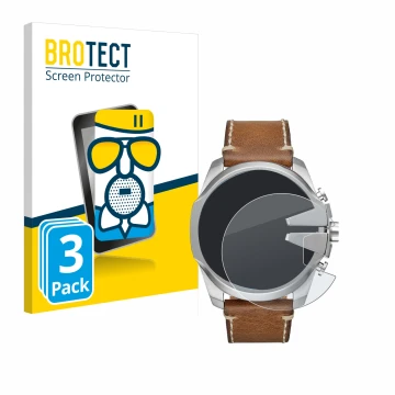 Parte frontale di una confezione del prodotto con il logo del marchio BROTECT. Accanto è raffigurato il dispositivo Diesel Meg