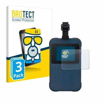 Parte frontale di una confezione del prodotto con il logo del marchio BROTECT. Accanto è raffigurato il dispositivo Acer Endur