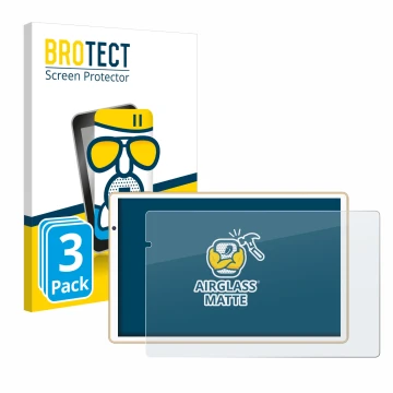 Parte frontale di una confezione del prodotto con il logo del marchio BROTECT. Accanto è raffigurato il dispositivo Facetel Q3