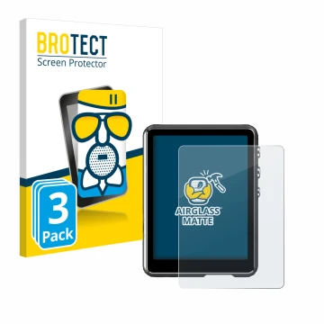 Parte frontale di una confezione del prodotto con il logo del marchio BROTECT. Accanto è raffigurato il dispositivo Mechen M3 