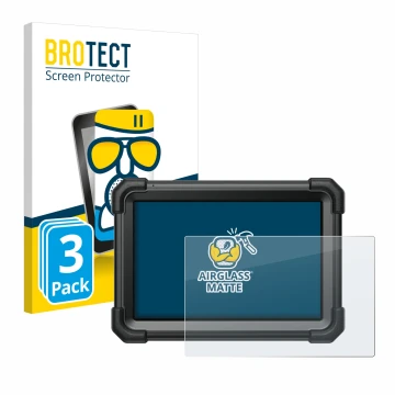 Parte frontale di una confezione del prodotto con il logo del marchio BROTECT. Accanto è raffigurato il dispositivo Launch X-4