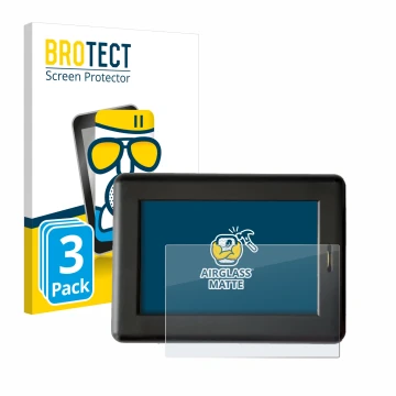 Parte frontale di una confezione del prodotto con il logo del marchio BROTECT. Accanto è raffigurato il dispositivo XC Tracer 