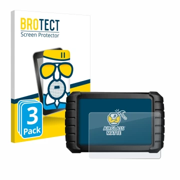 Parte frontale di una confezione del prodotto con il logo del marchio BROTECT. Accanto è raffigurato il dispositivo iCarsoft C