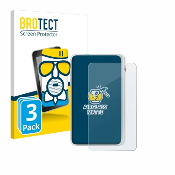 Parte frontale di una confezione del prodotto con il logo del marchio BROTECT. Accanto è raffigurato il dispositivo Timekettle