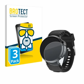 Parte frontale di una confezione del prodotto con il logo del marchio BROTECT. Accanto è raffigurato il dispositivo AMZSA GT88