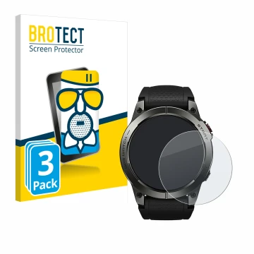 Parte frontale di una confezione del prodotto con il logo del marchio BROTECT. Accanto è raffigurato il dispositivo Zeblaze St