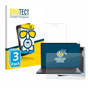 Parte frontale di una confezione del prodotto con il logo del marchio BROTECT. Accanto è raffigurato il dispositivo ASUS ROG Z