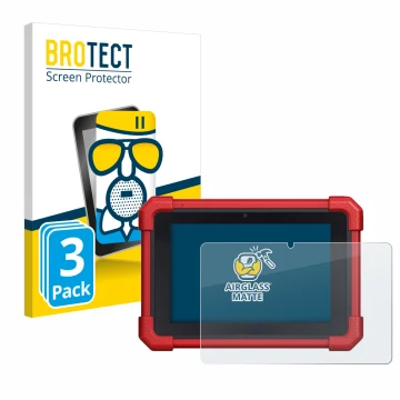 Parte frontale di una confezione del prodotto con il logo del marchio BROTECT. Accanto è raffigurato il dispositivo Launch MOT