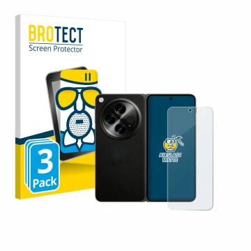 Parte frontale di una confezione del prodotto con il logo del marchio BROTECT. Accanto è raffigurato il dispositivo OnePlus Op