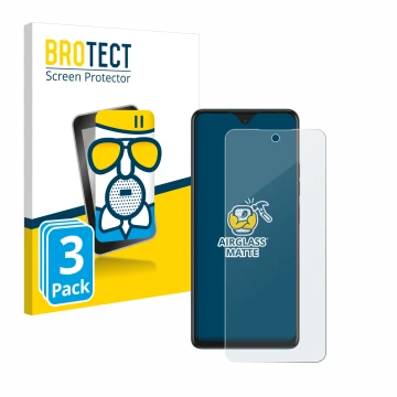 Parte frontale di una confezione del prodotto con il logo del marchio BROTECT. Accanto è raffigurato il dispositivo Tecno Spar