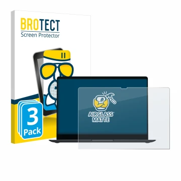 Parte frontale di una confezione del prodotto con il logo del marchio BROTECT. Accanto è raffigurato il dispositivo Samsung Ga