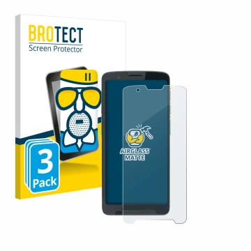 Parte frontale di una confezione del prodotto con il logo del marchio BROTECT. Accanto è raffigurato il dispositivo Unitech EA