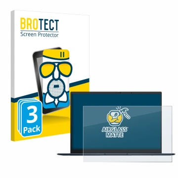 Parte frontale di una confezione del prodotto con il logo del marchio BROTECT. Accanto è raffigurato il dispositivo ASUS ZenBo