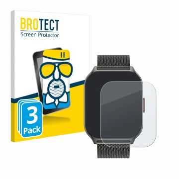 Parte frontale di una confezione del prodotto con il logo del marchio BROTECT. Accanto è raffigurato il dispositivo Zoskvee P9