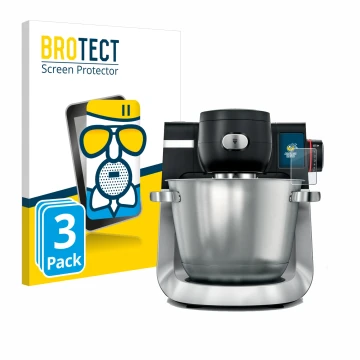 Parte frontale di una confezione del prodotto con il logo del marchio BROTECT. Accanto è raffigurato il dispositivo Bosch MUM 