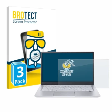 Parte frontale di una confezione del prodotto con il logo del marchio BROTECT. Accanto è raffigurato il dispositivo Acer Swift