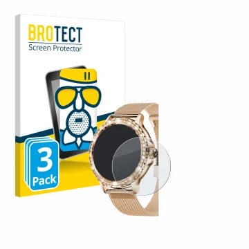 Parte frontale di una confezione del prodotto con il logo del marchio BROTECT. Accanto è raffigurato il dispositivo walkbee Sm