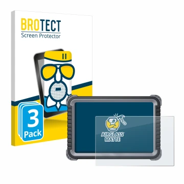 Parte frontale di una confezione del prodotto con il logo del marchio BROTECT. Accanto è raffigurato il dispositivo Topdon Pho