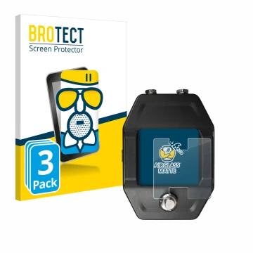 Parte frontale di una confezione del prodotto con il logo del marchio BROTECT. Accanto è raffigurato il dispositivo Shure GLXD