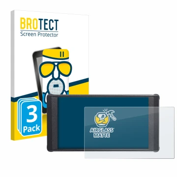 Parte frontale di una confezione del prodotto con il logo del marchio BROTECT. Accanto è raffigurato il dispositivo Portkeys P