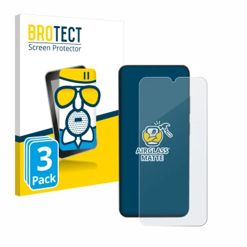 Parte frontale di una confezione del prodotto con il logo del marchio BROTECT. Accanto è raffigurato il dispositivo Doogee N55