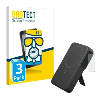 Parte frontale di una confezione del prodotto con il logo del marchio BROTECT. Accanto è raffigurato il dispositivo Anker MagG