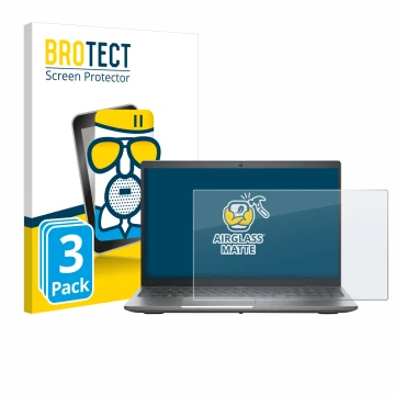 Parte frontale di una confezione del prodotto con il logo del marchio BROTECT. Accanto è raffigurato il dispositivo Dell Preci